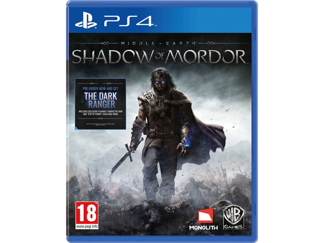 Jogo PS4 Middle-Earth: Shadow of Mordor (Usado)