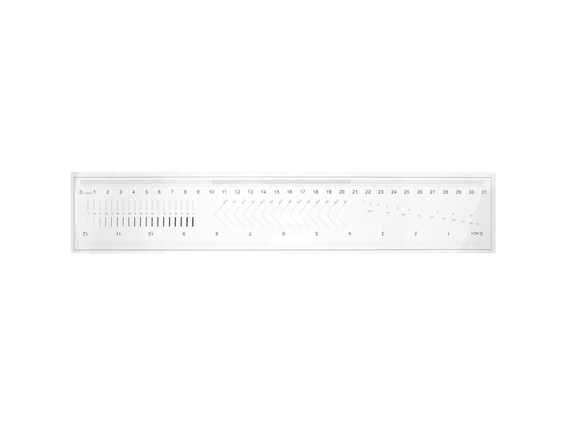 Medidor de Fissuras Topbathy com 0,15 mm de Espessura