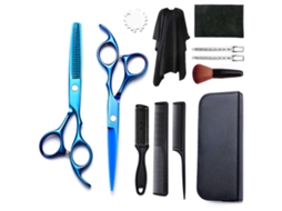 Kit De Tesoura De Corte Cabelo, 12pcs Ferramenta Profissional Para Corte De Cabelo, Para Cabeleireiros E Uso Doméstico Cuich