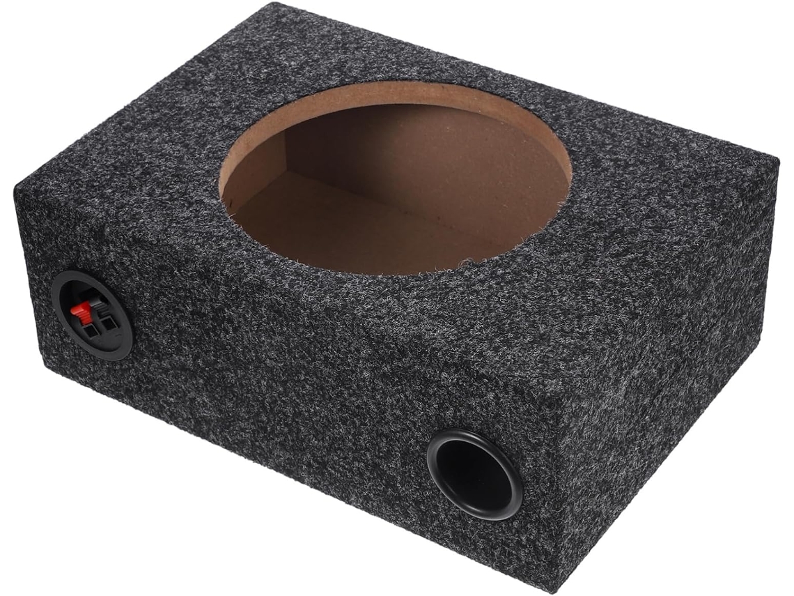 Subwoofer Revestido Em Carpete À Prova D'água Para Carro De Cabine Simples
