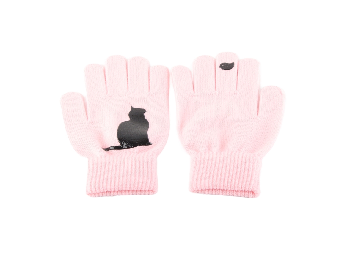 Luvas Acolhedoras Para Mulheres De Tricô Com Padrões Fofos Prova De Frio Inverno Outono