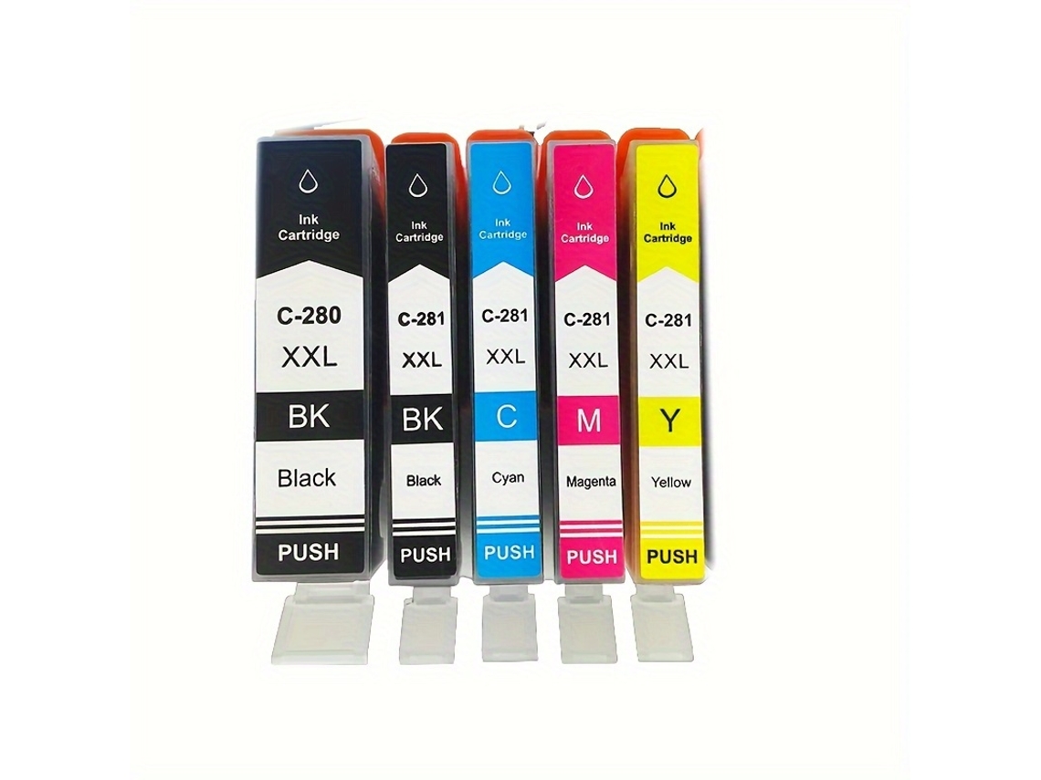6color-cartucho De Tinta Einkshop Para Impressora, Pgi-280, Cli-281, Pgi280, Pgi 280, Cli 281, Clipi281, Xma Tr7520, Tr8520, Ts6120, Ts8120, Ts9120