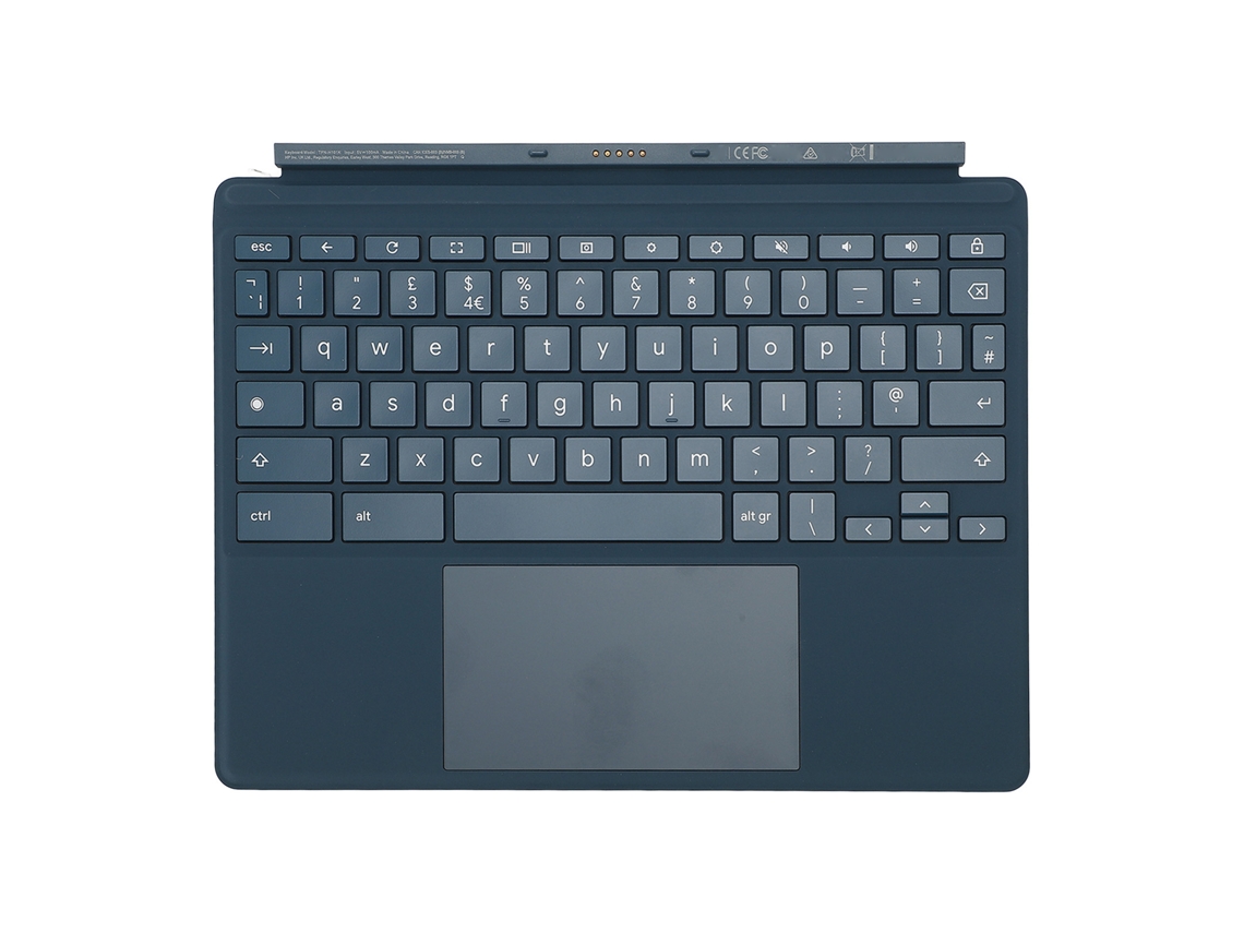Capa De Teclado (trackpad Magnético) Versão Uk Para Hp Chromebook X2 11