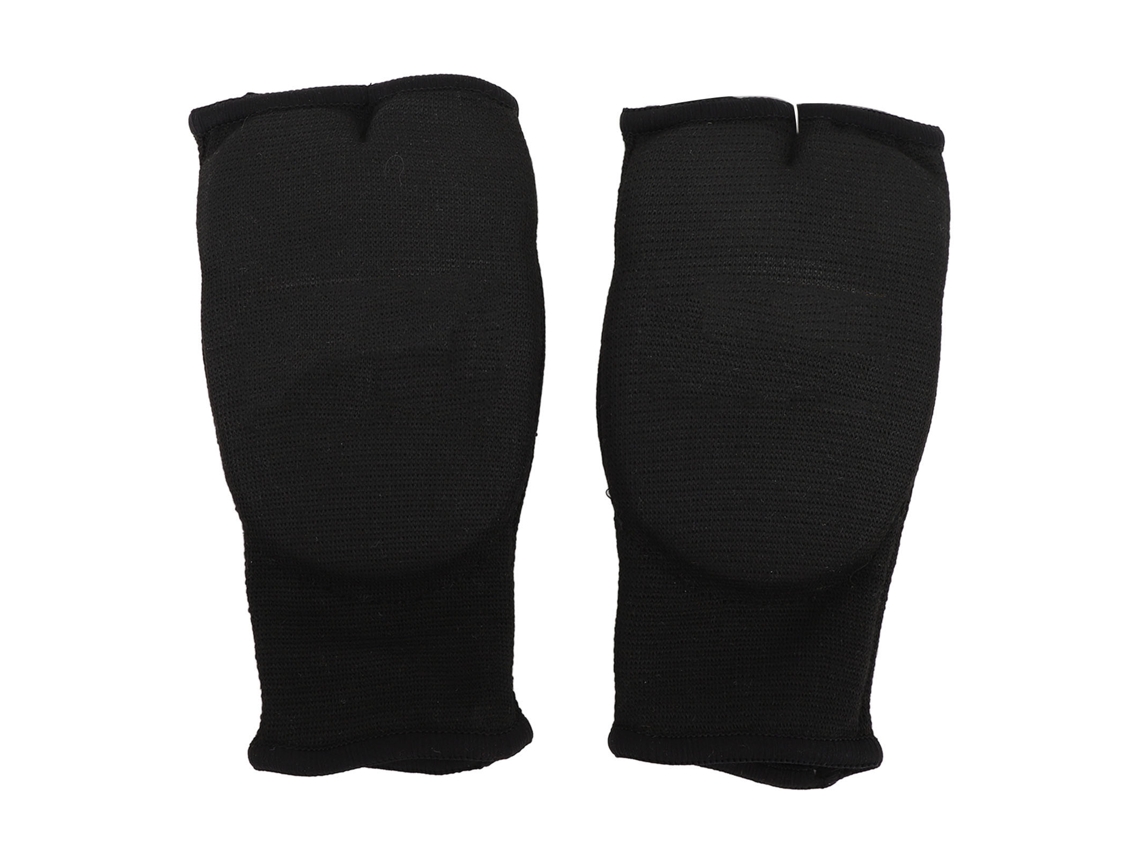 Luvas Internas De Boxe Com Gel Antiderrapante Meia Dedo Nylon Para Homens E Mulheres Treino Luta Preto M