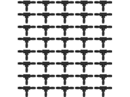 Conjunto De 40 Conectores T Com Espigão, Conector Para Mangueira
