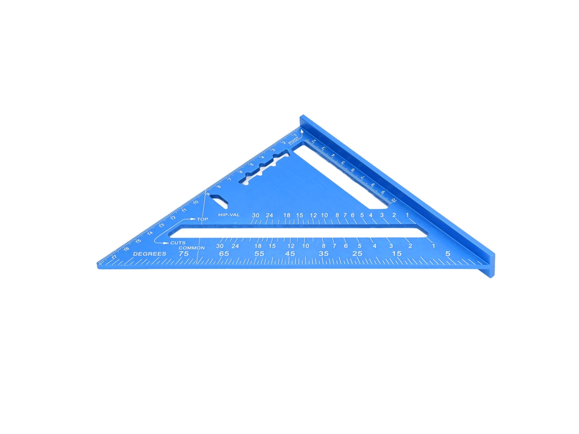 Triângulo de Marcenaria Alumínio com Pintura Eletroforética Azul