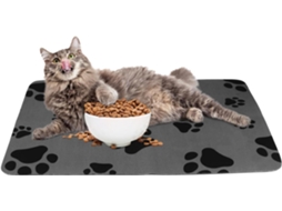 Tapete para Comedouro de Cães e Gatos, Antiderrapante, Ideal para Animais de Estimação AQUAFORGE