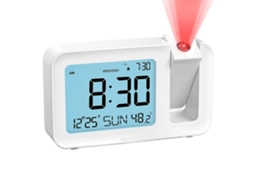 Relógio de Projeção Mudo Relógio de Quarto Projeção Relógio Eletrônico Criativo Despertador de Projeção Lcd