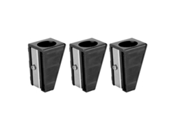 Ferramenta Portátil Mini para Cue Tip: Trimmer, Shaper, Tapper Preto BUSINESS