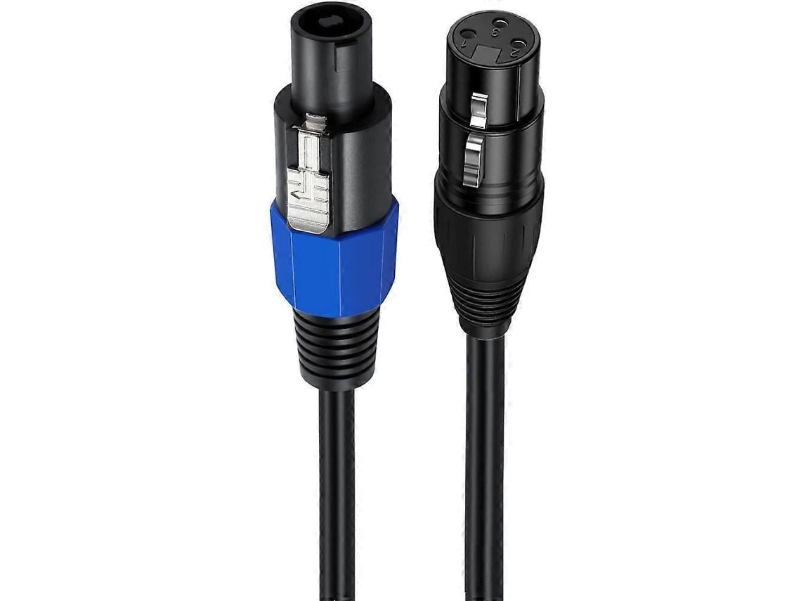 Lurelia Cabo Xlr Macho/fêmea 3 Pinos, Para Microfones, Mixer, Amplificador E Colunas Ativas