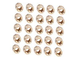 Kichouse 100 Porcas Recartilhadas De 3mm Para Impressoras Com Padrão E