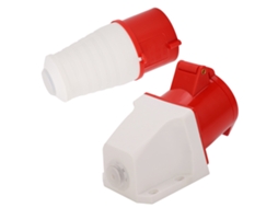 Plugue industrial à prova d'água de 32A e 5 pinos, 3 conectores fêmea, 220/380V/240/415V