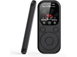 Reprodutor de MP3/MP4 de 8 GB com tela Bluetooth de 5,4 polegadas, 8 GB de armazenamento, 12 horas de reprodução, tamanho compacto de 2,01 polegadas (2,01 polegadas), entrada para cartão de memória.