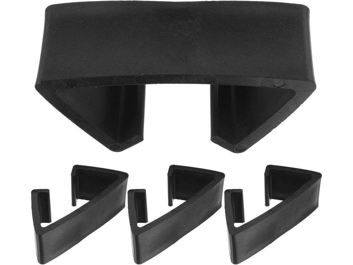 Clips De Plástico Preto Bestonzon Para Móveis Jardim, Conjunto De 4 Peças, Fixação Forte E Design Clássico Para Sofás