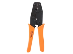 Alicate de Crimpagem com trava, cabo laranja, AQUAFORGE, para cabos de 0,5 a 6 mm e 20 a 10 AWG