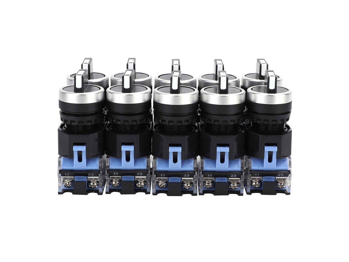 Interruptor Seletor Rotativo Auto Reset 22mm 2 Posições Bem38 11X/22 S/MARCA