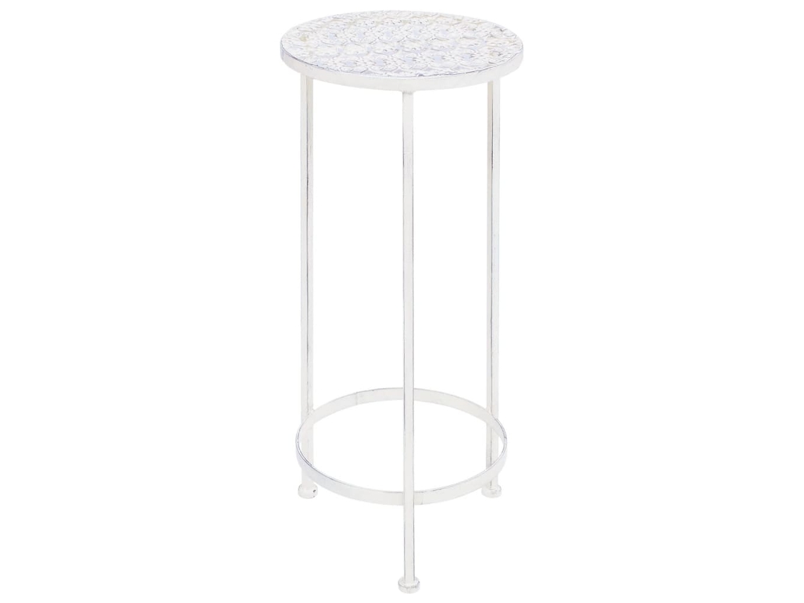 Suporte Para Plantas 3 Pcs Estilo Vintage Metal Antigo Branco Wsd909862 Adorável Casa