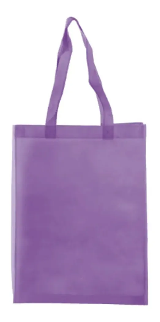 Pacote Com 100 Sacolas Ecológicas Roxas 34x38x15vayotoy