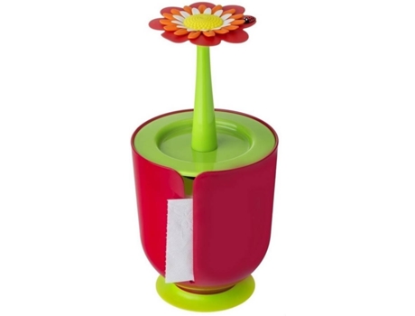 Suporte para Papel Higiénico  Flower Power (Polipropileno - Verde, Rojo)