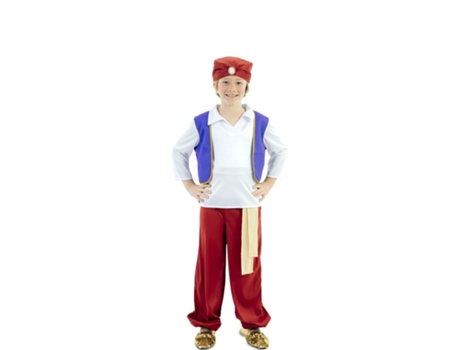 Fato de Menino EUROCARNAVALES Aladim Vermelho E Branco  (3 - 4 anos)