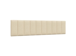 Vidaxl Almofadão De Cabeceira Hanko 200 Cm Tecido Creme