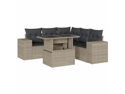Garden Sofa Set, Garden Sofa Sets Vidaxl Cinzeto Rattan / Vime (n/a)