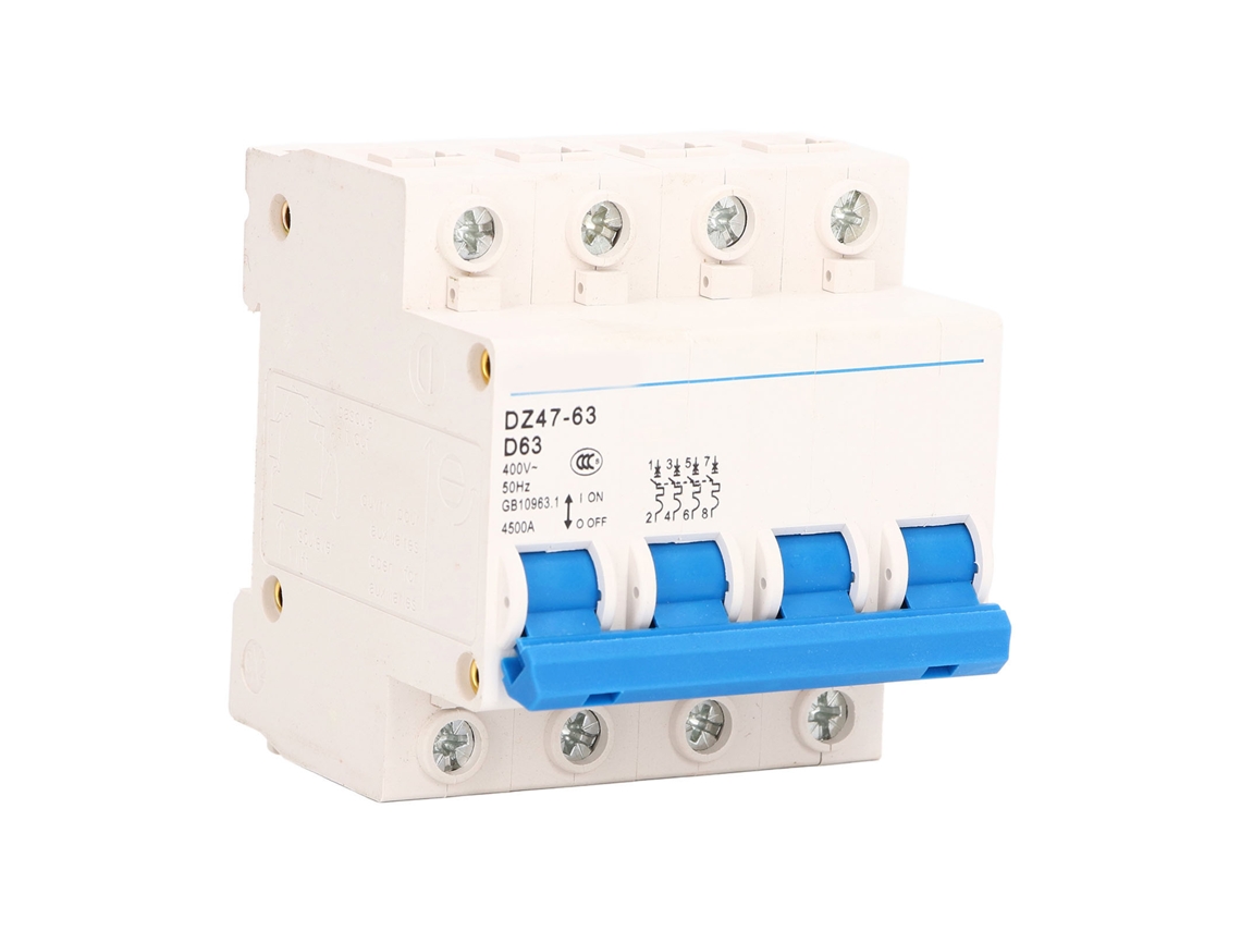 Interruptor de Circuito Miniatura 4p para Rail Din com Proteção | S/MARCA