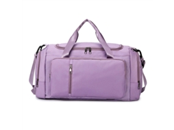 Mochila De Viagem Feminina , Grande Capacidade, Design Com Compartimento Húmido/seco Roxo Hexinyigjly