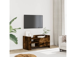 Vidaxl Móvel De Tv 80x35x40 Cm Derivados De Madeira Carvalho Fumado