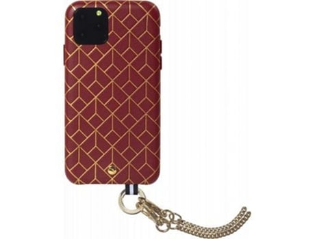 Capa para iPhone 11 Pro ARTEFAKT Pele Vermelho .