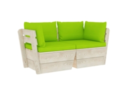 Pallet Sofa, Pallet Sofas Vidaxl Verde Madeira (n/a)