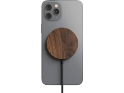 Carregador Qi WOODACESSORIES Cinzento