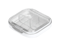 Mini Estojo De Comprimidos Portátil Para Viagens, Organizador Refeições, Caixa Medicamentos Hermética Grau Alimentício, Pequeno, T Aquaforge