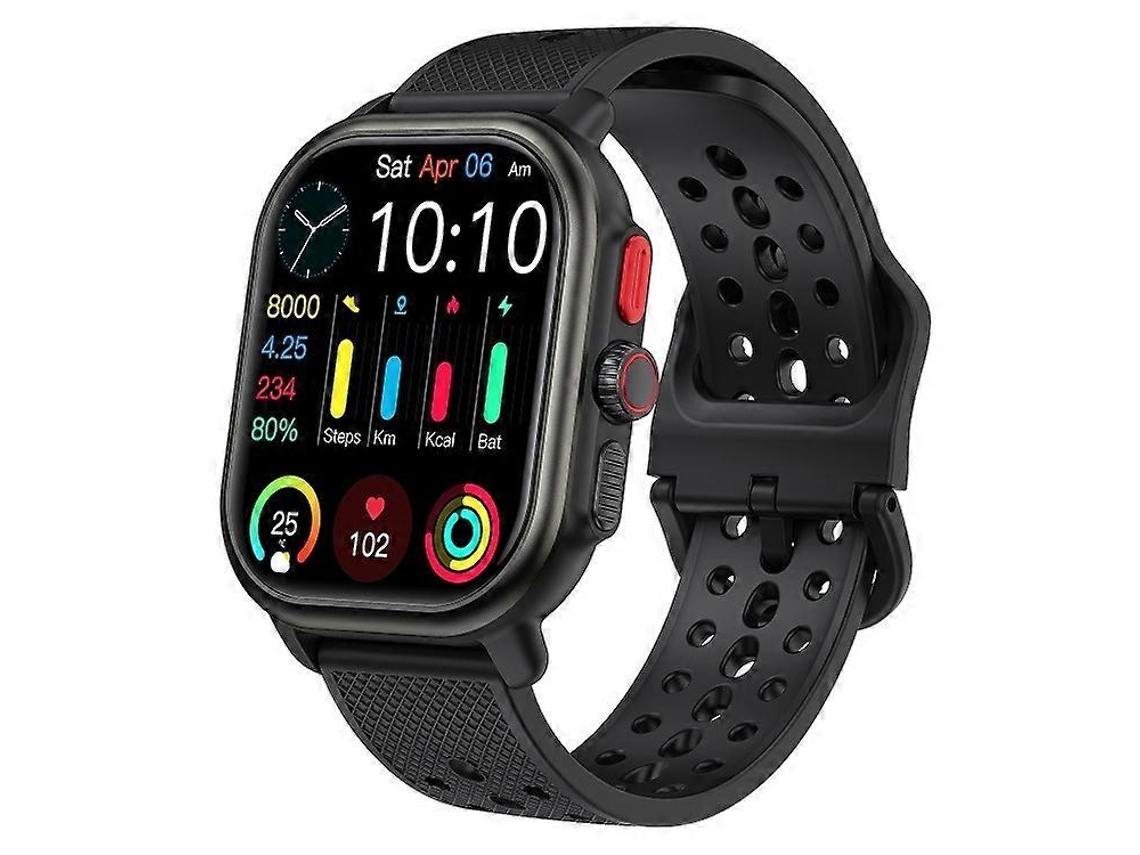 Relógio Inteligente Esportivo Com Tela Amoled Ultra Hd De 2,06 Polegadas E Bluetooth Com Comando De Voz
