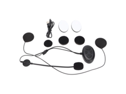 Fones Bluetooth para motocicleta EOOCOO, à prova d'água, com bateria interna
