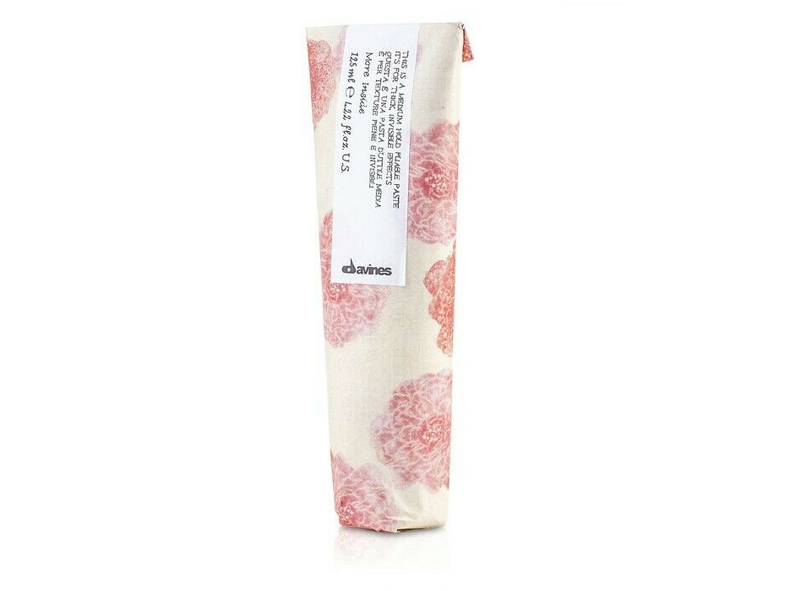 Fixador Em Pasta Davines Mi Medium Hold Pliable Paste (125 Ml Cabelo Sem Volume)