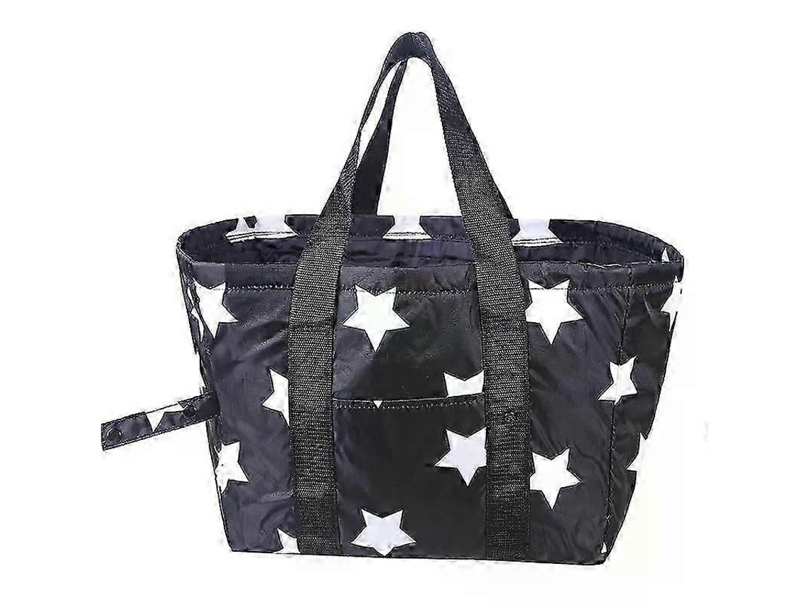 Bolsa Térmica Dobrável de Grande Capacidade com Gelo, Portátil, em Folha de Alumínio, para Piqueniques e Compras. GOKOCO