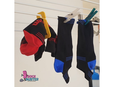 Sockbuster O Melhor Clip de Organização para Meias Rosa