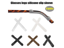 3 Pares de Gafas Silicone Ganchos para Las Orejas Antideslizantes Cubierta Sol GOKOCO