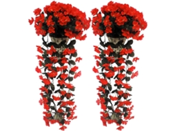 Buquê de Flores Artificiais, Planta Artificial para Uso Interno e Externo, de Plástico. AQUAFORGE