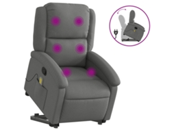 Stand Up Massage Recliner Chair, Stand Up Massage Recliner Chairs Vidaxl Cinzeto Tecido