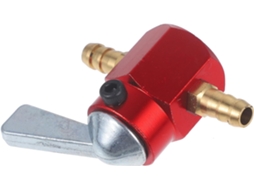 Interruptor De Torneira De Combustível Em Linha Para Motocicletas E Quadriciclos, Liga De Alumínio, Fácil Instalação.