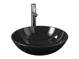 Bathroom Sink,bathroom Sinks Vidaxl Preto Vidro (n/a)
