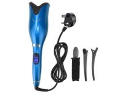 Modelador De Cachos Automático Com Visor Led Temperatura E Temporizador, Na Cor Azul. Compatível Plugues 110/240v (ymmr).-aquaforge