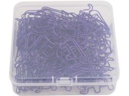 Conjunto De 100-clips Papel Em Aço Inoxidável Formato Elefante, Clips De Papel Decorativos Em Metal Com Caixa