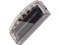 Luz Solar Automotiva Veemoon Com 6 Leds Azuis, Alerta De Segurança E Luz Advertência Em Abs, Luz Falsa Antifurto Para