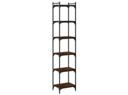 Bookcase, Bookcases Vidaxl Marrom Madeira Processada (n/a)