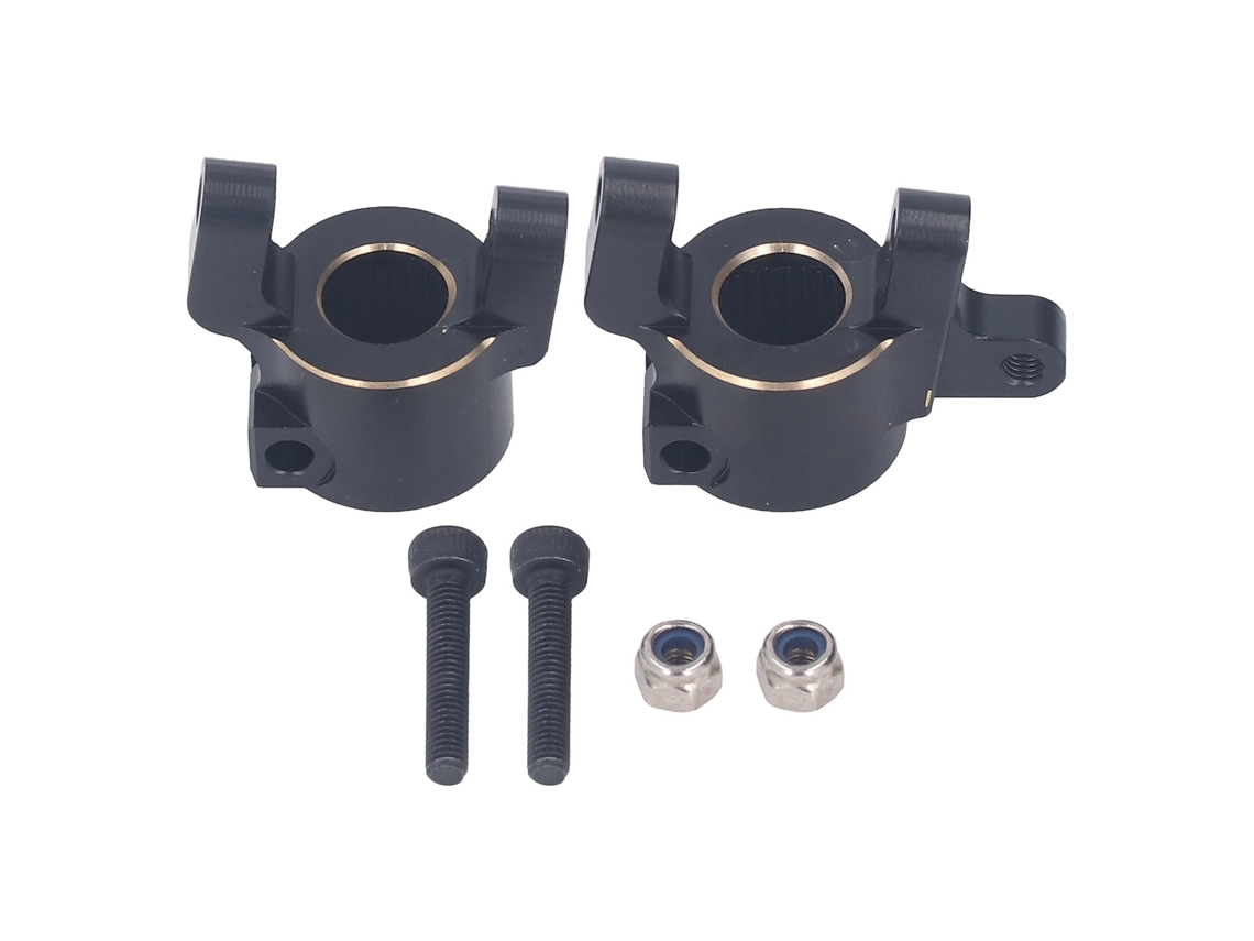 Mali 2pcs Porta Cubo C Dianteiro de Latão para Axial Scx10 Ii Ar44 Eixo Dianteiro 1/10 Rc