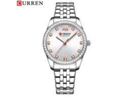 Relógio Feminino Moderno Com Strass, Pequeno E Leve, Com Pulseira De Aço E À Prova D'água.