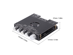 Laxiscreed Módulo Amplificador De Potência 2.1 Canais Com Bluetooth Bt5.1 De Alta Qualidade